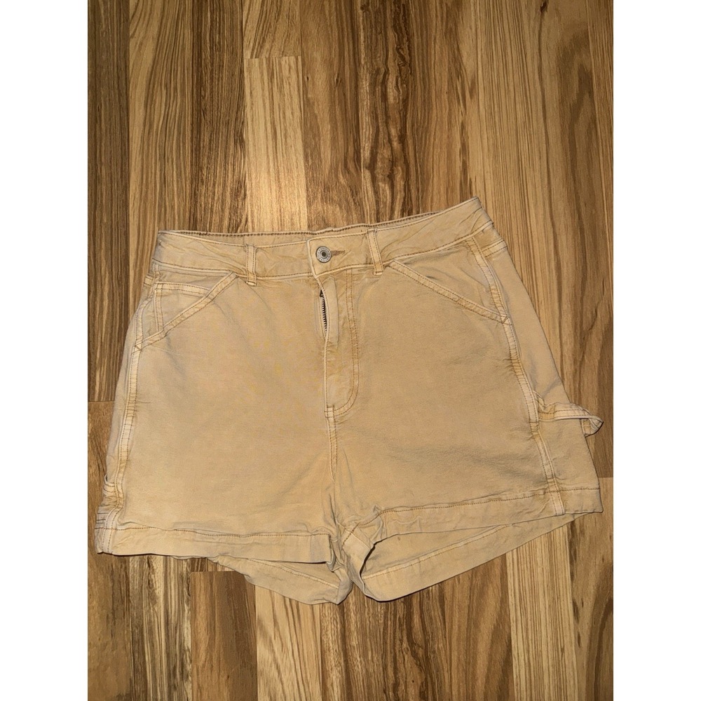 America Eagle Shorts Women's Sz 6 Brown Highest Rise 90s Boyfriend Carpenter